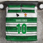 Custom Zimbabwe Rugby Bedding Set African Heritage Edition - African Pride