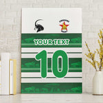 Custom Zimbabwe Rugby Canvas Wall Art African Heritage Edition - African Pride
