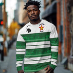 Custom Zimbabwe Rugby Long Sleeve Shirt African Heritage Edition - African Pride