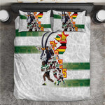 Zimbabwe Rugby The Champions 2025 Bedding Set Sables-Warriors of Africa - African Pride