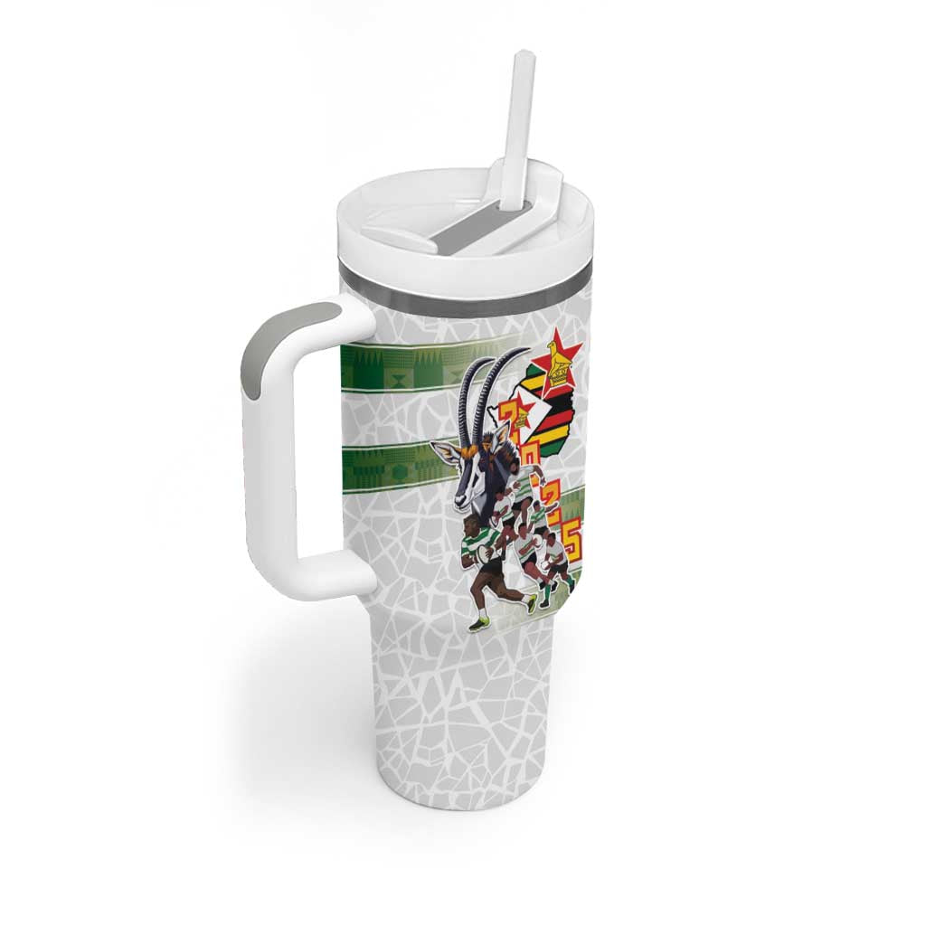 Zimbabwe Rugby The Champions 2025 Tumbler With Handle Sables-Warriors of Africa - African Pride