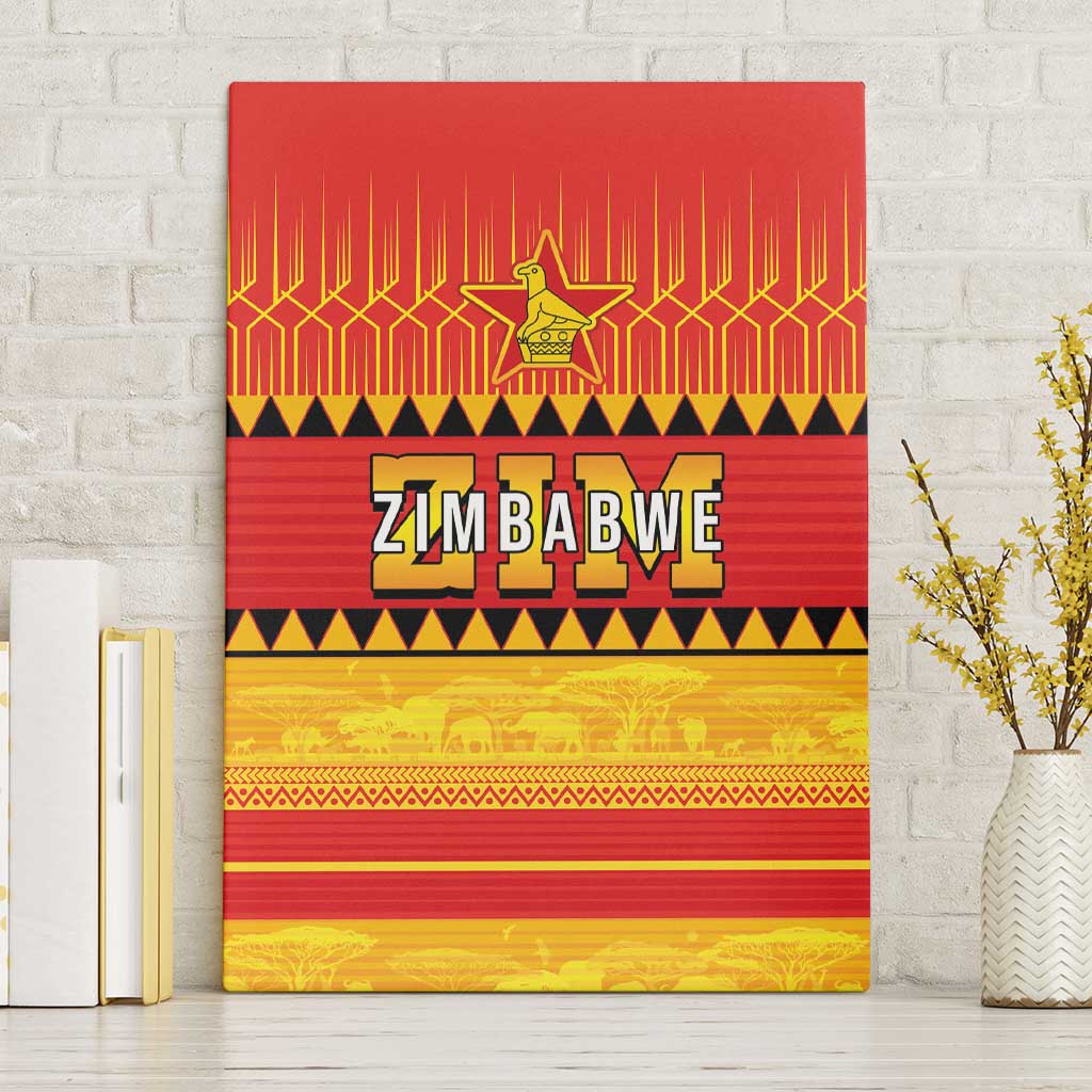 Zimbabwe Cricket Canvas Wall Art African Heritage Edition - African Pride