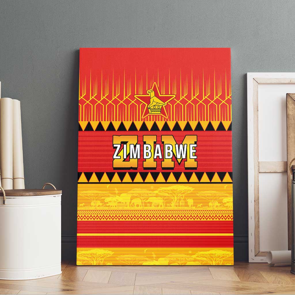 Zimbabwe Cricket Canvas Wall Art African Heritage Edition - African Pride