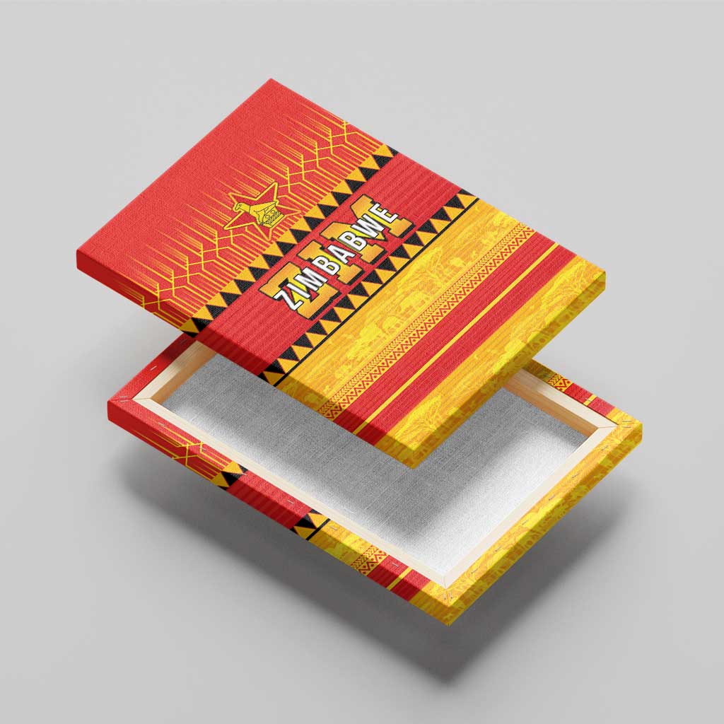 Zimbabwe Cricket Canvas Wall Art African Heritage Edition - African Pride