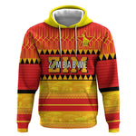 Custom Zimbabwe Cricket Hoodie African Heritage Edition - African Pride