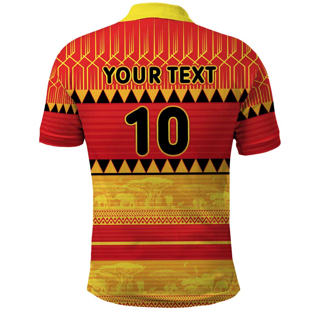 Custom Zimbabwe Cricket Polo Shirt African Heritage Edition - African Pride