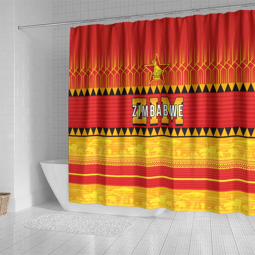 Zimbabwe Cricket Shower Curtain African Heritage Edition - African Pride
