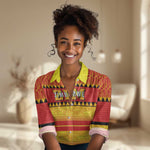 Custom Zimbabwe Cricket Women Casual Shirt African Heritage Edition - African Pride