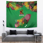 Afro-St Kitts and Nevis Cricket Patriots Tapestry Caribbean Tropical Sporty - African Pride