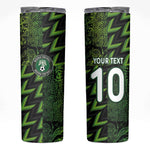 Nigeria Football Custom Skinny Tumbler Champions-Super Eagles - African Pride