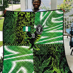 Nigeria Football Custom Quilt Super Eagles-Africa Spirit - African Pride