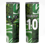 Nigeria Football Custom Skinny Tumbler Super Eagles-Africa Spirit - African Pride