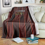 Afro-Trinbago Cricket Knight Riders Blanket Palm Leaves Stripes Style - African Pride