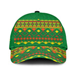 Cameroon Football Classic Cap Tribal Motifs Green Color - African Pride