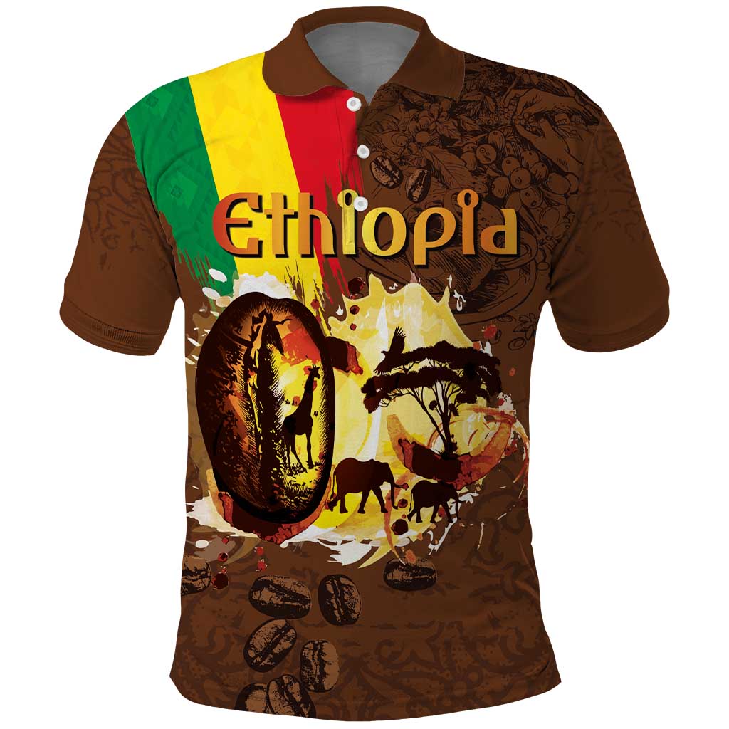 Ethiopia's Pride - Coffee Culture Polo Shirt
