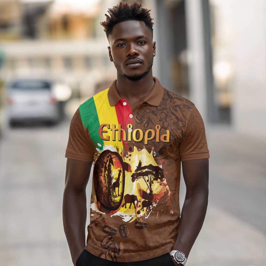 Ethiopia's Pride - Coffee Culture Polo Shirt