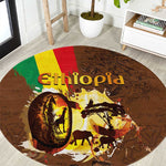 Ethiopia's Pride - Coffee Culture Round Carpet
