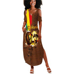 Ethiopia's Pride - Coffee Culture Summer Maxi Dress