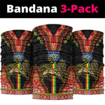 Ethiopia Lion of Judah and The Star Seal Neck Gaiter Dashiki Style LT03