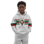 Custom Moroccan Football Kid Hoodie The Hunt of Atlas Lions