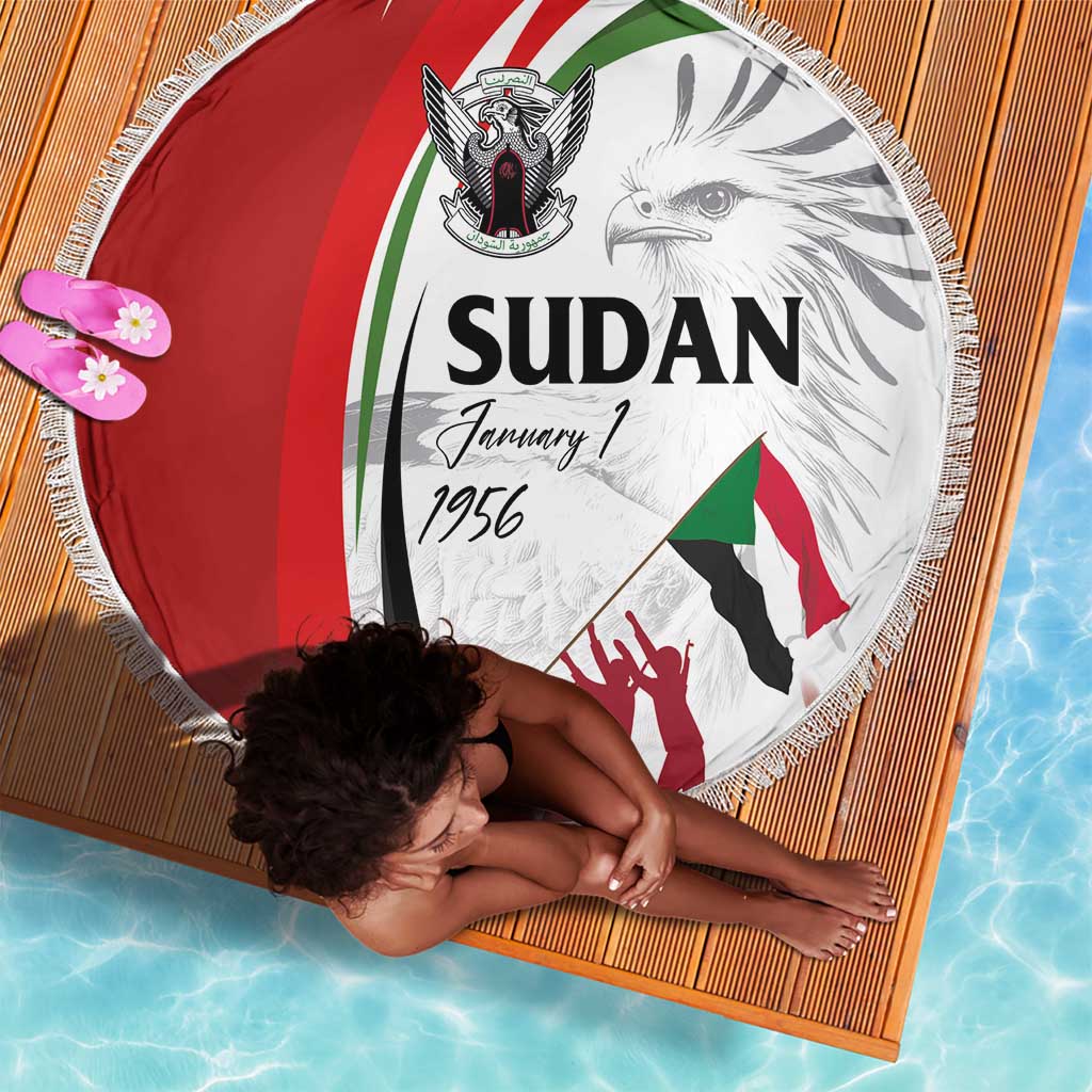 Happy Independence of Sudan Beach Blanket Soldiers Fight for Homeland - Victory is ours