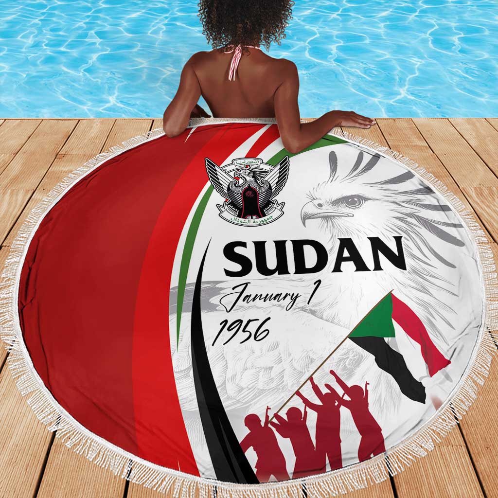 Happy Independence of Sudan Beach Blanket Soldiers Fight for Homeland - Victory is ours