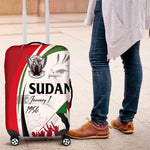 Happy Independence of Sudan Luggage Cover Soldiers Fight for Homeland - Victory is ours