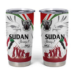 Happy Independence of Sudan Tumbler Cup Soldiers Fight for Homeland - Victory is ours