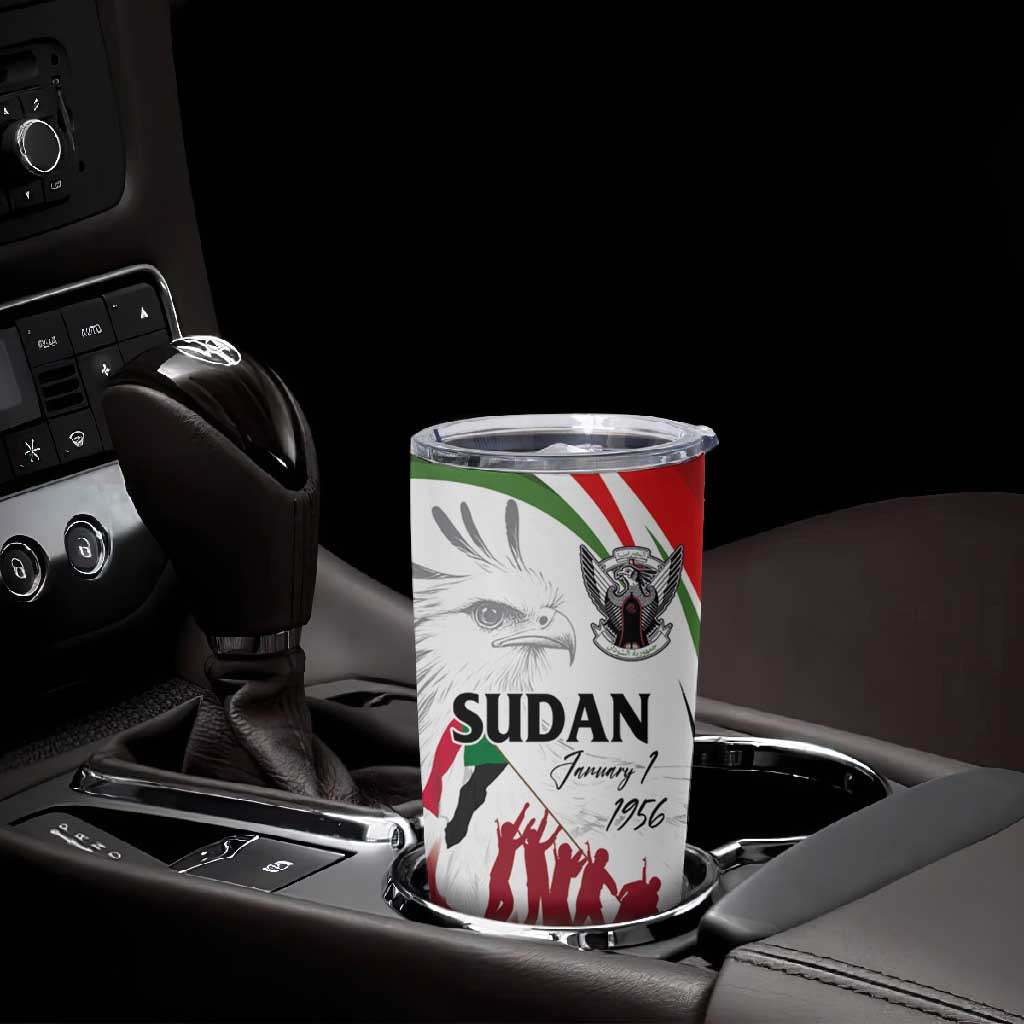 Happy Independence of Sudan Tumbler Cup Soldiers Fight for Homeland - Victory is ours