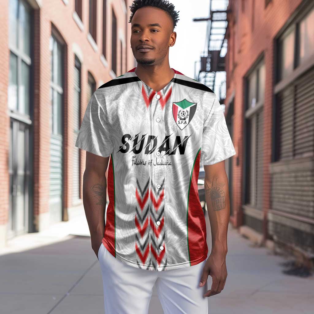 Custom Sudan Football Baseball Jersey Wings of Victory - Go Falcons of Jediane