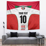 Custom Sudan Football Tapestry Wings of Victory - Go Falcons of Jediane