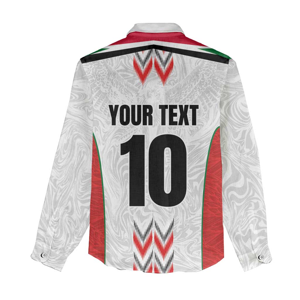 Custom Sudan Football Women Casual Shirt Wings of Victory - Go Falcons of Jediane LT03