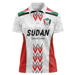 Custom Sudan Football Women Polo Shirt Wings of Victory - Go Falcons of Jediane