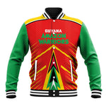 Guyana Cricket Amazon Warriors Custom Baseball Jacket Go Glory-Green Red Gold - African Pride