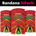 Guyana Cricket Amazon Warriors Neck Gaiter Go Glory-Green Red Gold - African Pride