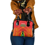 Guyana Cricket Amazon Warriors Shoulder Handbag Go Glory-Green Red Gold - African Pride