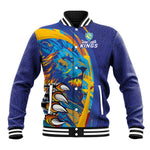 Custom Saint Lucia Cricket Kings Baseball Jacket Caribbean-Roar of Power Lions - African Pride
