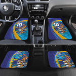 Saint Lucia Cricket Kings Car Mats Caribbean-Roar of Power Lions - African Pride