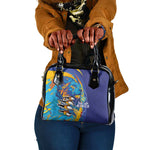 Saint Lucia Cricket Kings Shoulder Handbag Caribbean-Roar of Power Lions - African Pride