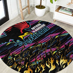 Antigua & Barbuda Cricket Falcons Round Carpet Through The Fire-Go Glory - African Pride