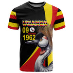 Uganda Independence Day with Crowned Cranes T shirt