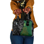 Aotearoa South Africa Rugby Freedom Cup Shoulder Handbag Kiwi Warriors Haka with King Protea Symbol - African Pride