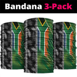 Aotearoa South Africa Rugby Freedom Cup Neck Gaiter Maori Silver Fern Art and Sporty Flag SA - African Pride