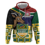 South Africa Rugby Hoodie Go Bokke-Amabokoboko Spirit - African Pride