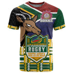 South Africa Rugby T shirt Go Bokke-Amabokoboko Spirit - African Pride
