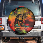 Afro-Jamaican Reggae Legend's Birthday Spare Tire Cover One Love Jamaica
