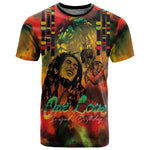 Afro-Jamaican Reggae Legend's Birthday T shirt One Love Jamaica