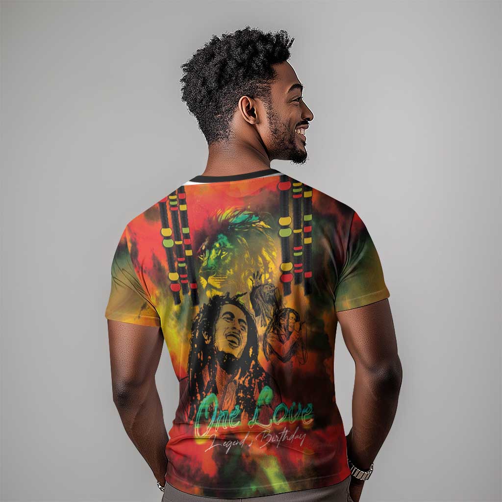 Afro-Jamaican Reggae Legend's Birthday T shirt One Love Jamaica