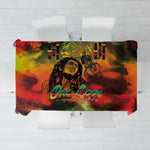 Afro-Jamaican Reggae Legend's Birthday Tablecloth One Love Jamaica
