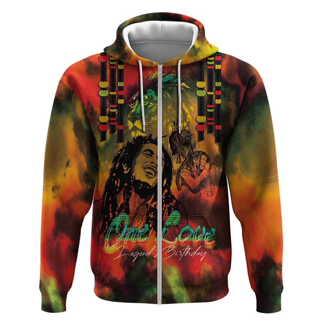 African Christmas Zip Hoodie Afro Heritage and Celebrated DT03 main image 1